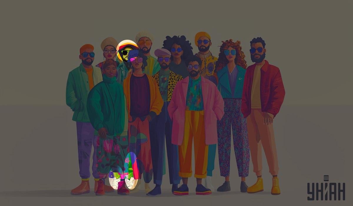 Obcy był zielonym człowiekiem / kolaż Moje