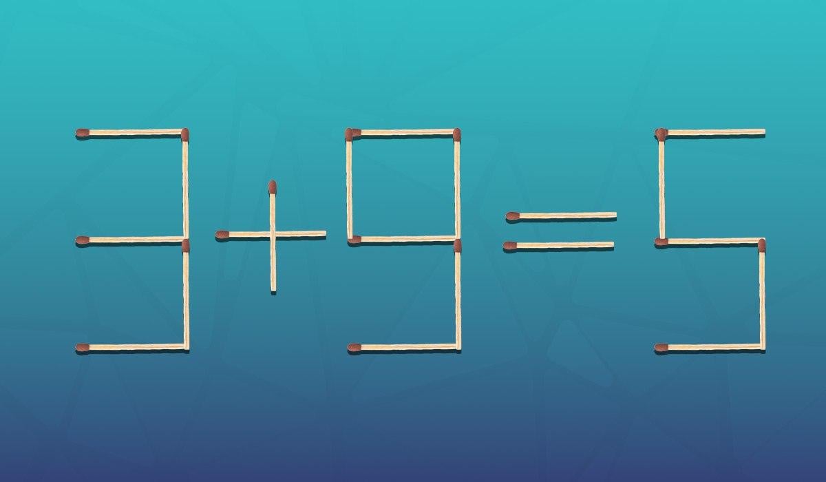 Którą zapałkę należy przesunąć, aby równość była poprawna: łamigłówka dla geniuszy