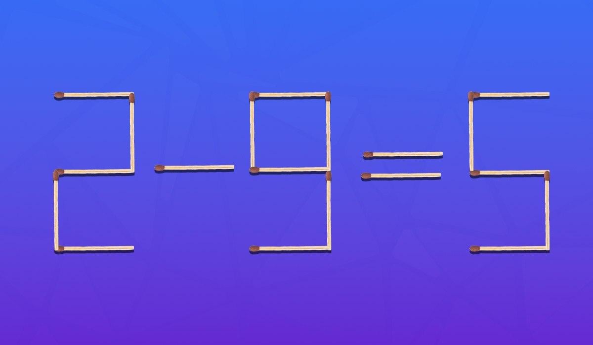 Którą zapałkę należy przesunąć, aby równość była prawdziwa: szybki test IQ