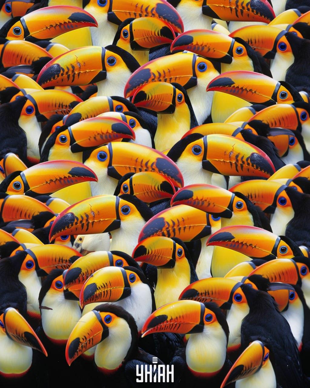 Znajdź pelikana wśród tukanów w 7 sekund / kolaż Moje