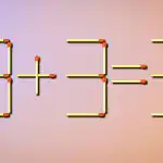 Który mecz musi zostać przeciągnięty, aby równość była poprawna: test IQ Który mecz musi zostać przeciągnięty, aby równość była poprawna: test