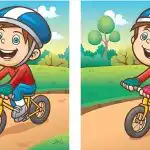 Test IQ: musisz znaleźć 4 różnice w obrazku chłopca na