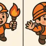 Test IQ: znajdź 3 różnice na zdjęciu chłopca z latarką