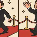 Test IQ: znajdź 3 różnice na zdjęciu mężczyzny w garniturze