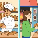 Test IQ: znajdź 3 różnice w obrazie piekarza w 25