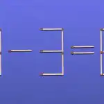 Tylko geniusz mógłby rozwiązać łamigłówkę z zapałkami w 9 sekund.