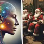 Znajdź kobietę wśród Father Frosts w 5 sekund: szybki test