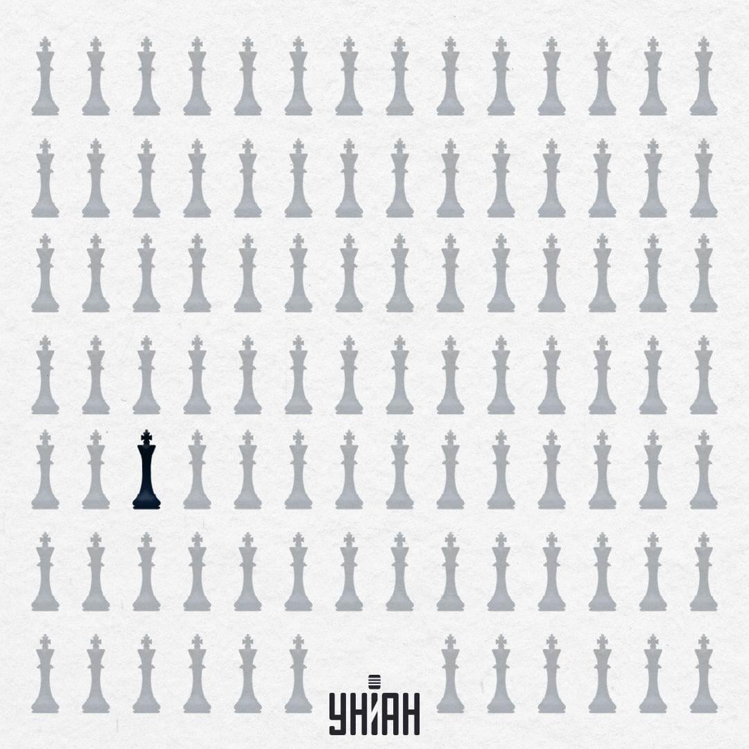 Dziwny król szachowy znajdował się w trzecim rzędzie od dołu bliżej prawej krawędzi zdjęcie / kolaż Moje