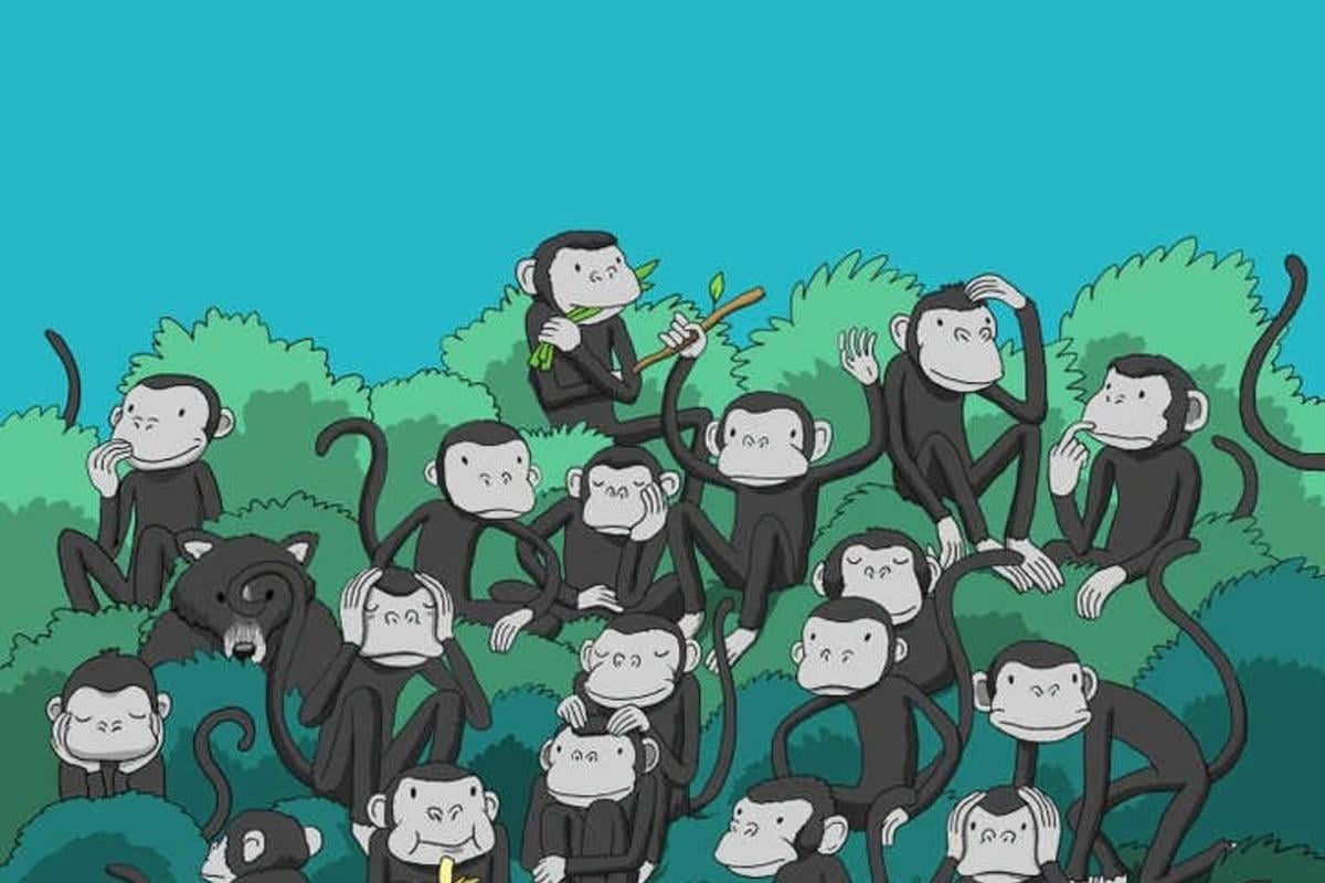 Spróbuj rozwiązać zagadkę w 4 sekundy / rysunek Jasna Strona