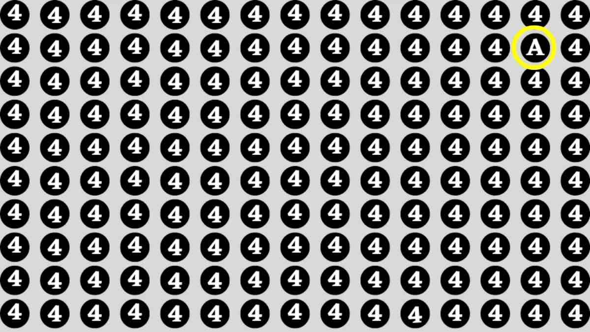 Szalona iluzja optyczna: tylko geniusz może dostrzec literę A w 3 sekundy