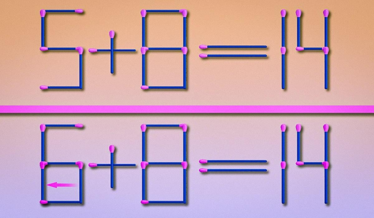 Który mecz i gdzie go przesunąć, aby równość była poprawna: prosty test IQ