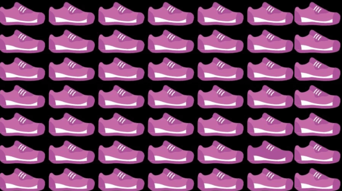 Na obrazku musisz znaleźć unikalny but / fot. fresherslive.com